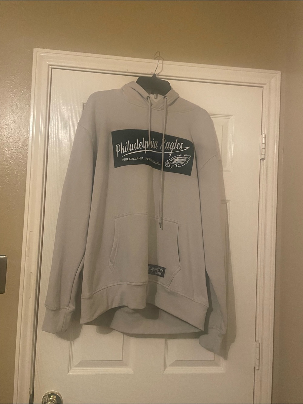 Ultra Game NFL Philadelphia Eagles Tan Hoodie Size: XL